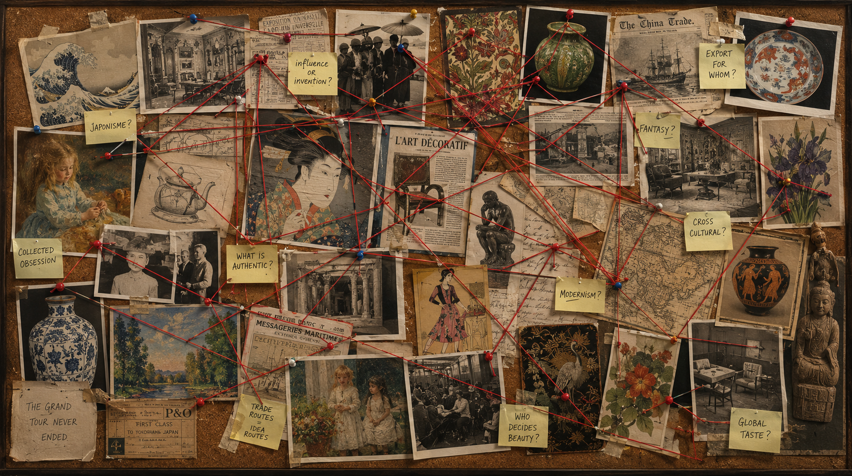 The Decorative Arts Murder Board